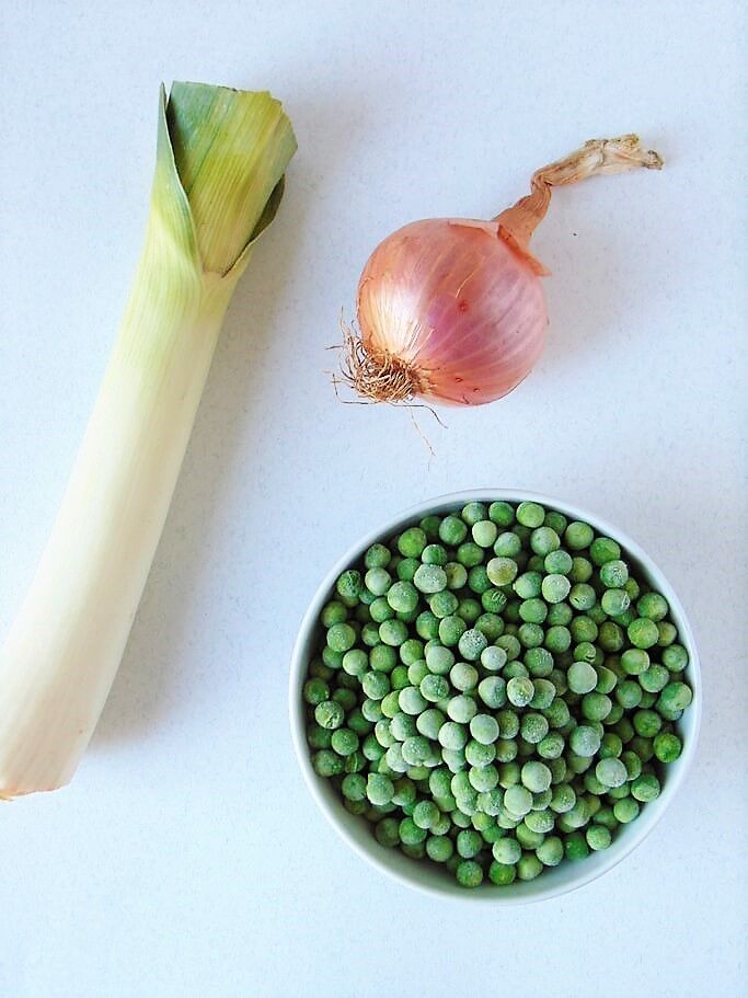 Ingredientes para hacer la crema de legumbres