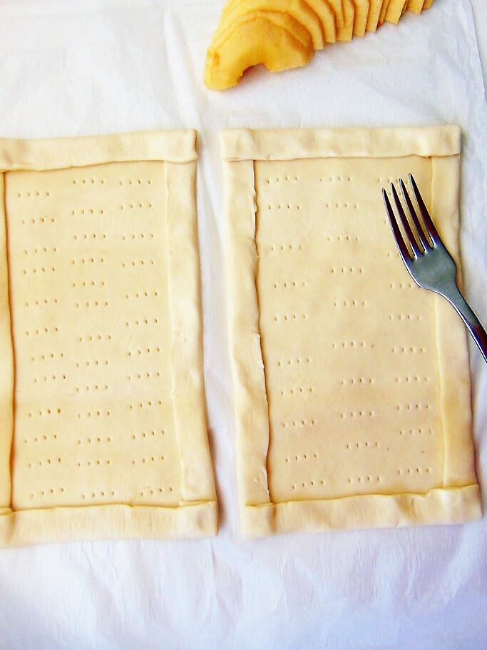 Hojaldre para la tarta 