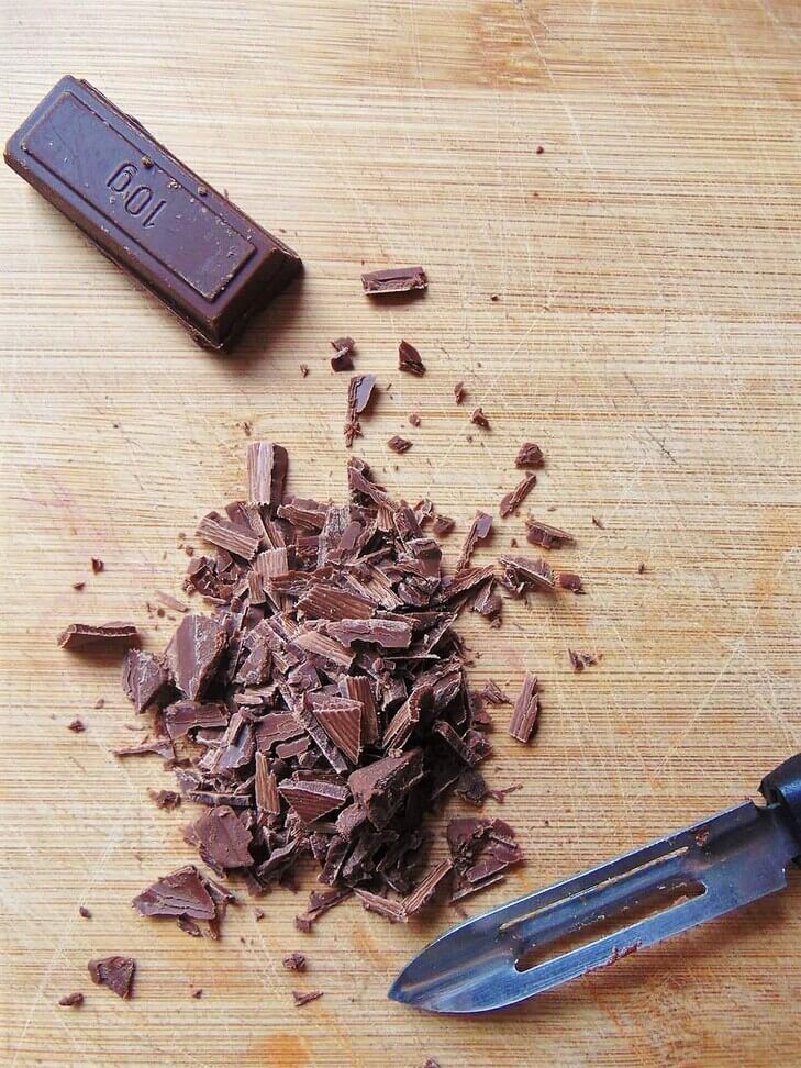 Trocear chocolate