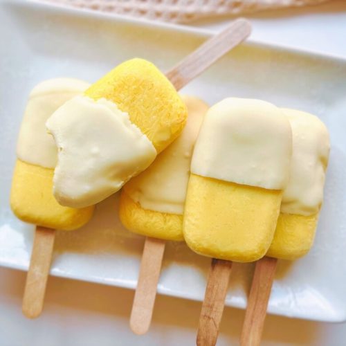 Polos o paletas de mango casero