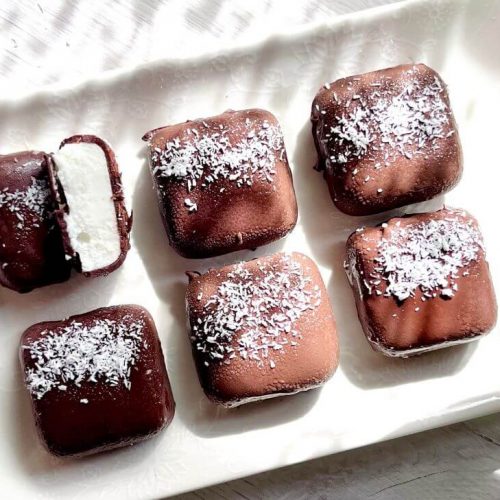 Bombones helados de coco