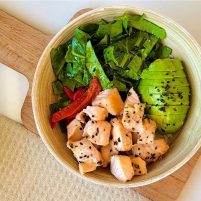 Poke bowl de salmón